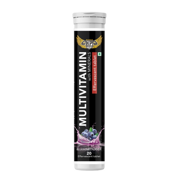KP Muscle Multivitamin with Minerals - Effervescent Tablets (Blueberry Flavor)