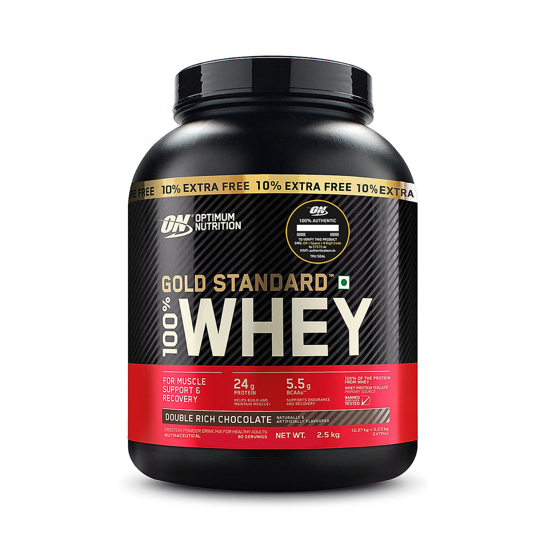 Optimum Nutrition (ON) Gold Standard 100% Whey (Double Rich Chocolate)