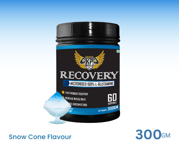 KPMUSCLE Snow Cone : Advanced L-Glutamine Recovery Blend for Enhanced Muscle Growth & Repair