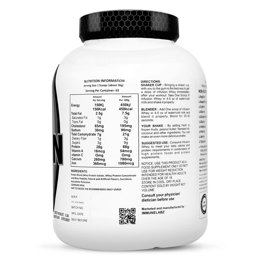 Immunelabz Bulk Mass 6 LBS