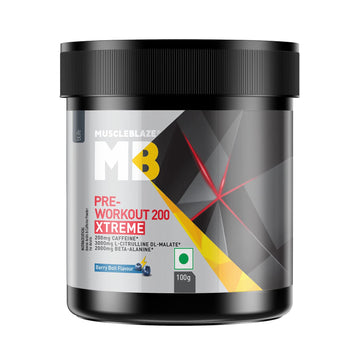 MuscleBlaze Pre Workout 200 xtreme 100 grams